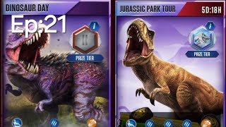 Jurassic June day 3| Jurassic world the game Ep:21| Jurassic tours