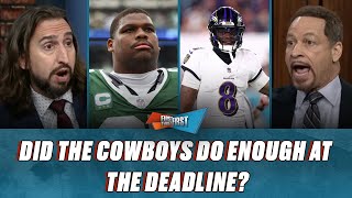 Chris Broussard GRADES the COWBOYS’ trade deadline 💥 & answers if his RAVENS are BACK 👀 | FTF