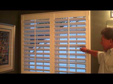 Master Bath Shutters by Professional Window Treatments of Northern Virginia and Florida