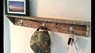 Wood Pallet Coat Rack - Pallet Projects - How To Tutorial