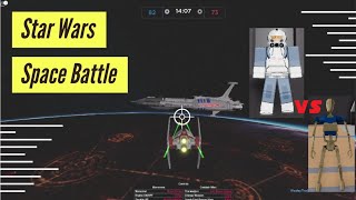 TARGET LOCKED! Fire Laser Cannons! Star Wars: Space Battle Roblox screenshot 1