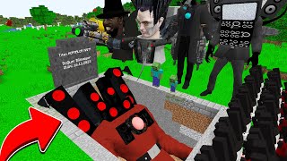 Ti̇tan Hoparlör Kafa Hüzünlü Ölümü 😱 - Minecraft