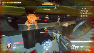 Overwatch | Mercy gives her life for the rest of her team!