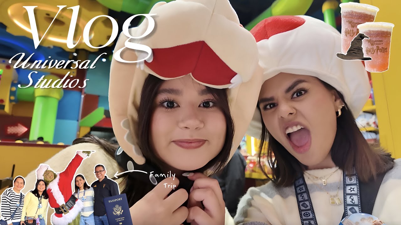 yendo a UNIVERSAL STUDIOS con mi familia / VLOG 🎢⋆ ๋࣭ 𖦹.