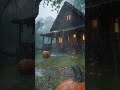 Cozy Halloween Rain 🌧️🎃 ASMR for Relaxation #shorts