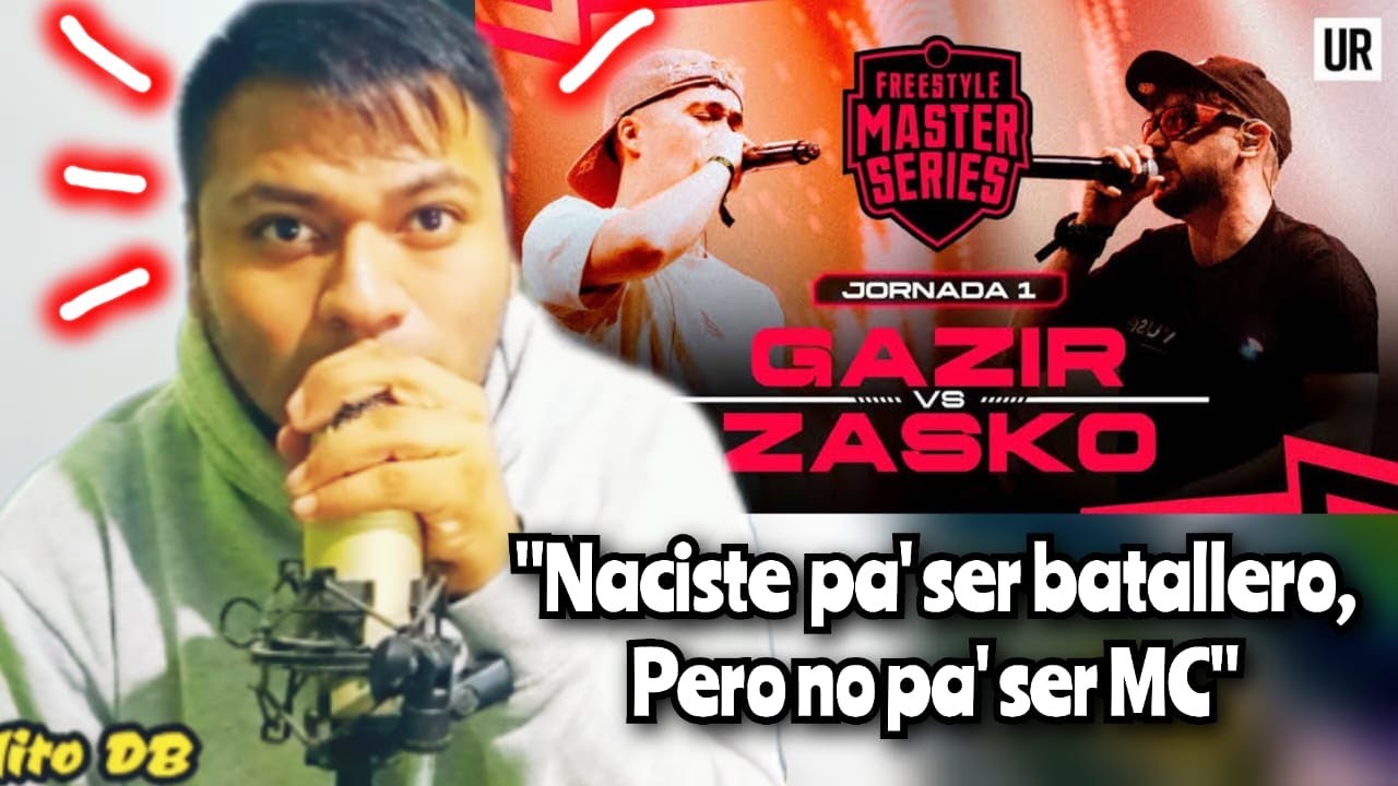 REACCION Gazir vs Zasko | ZASKO EN SU MEJOR DIA "MINUTAZO " |  LIGA PROFESIONAL DE FREE | FMS ESPAÑA