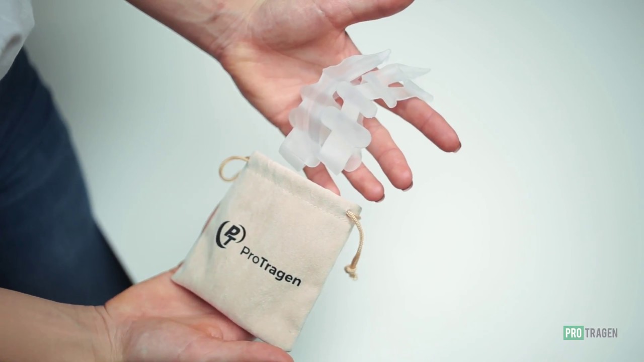 PROTRAGEN White Toe Separators and Massage Ball Long Version