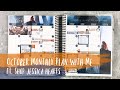 OCTOBER MONTHLY PLAN WITH ME | ft. shop jessica hearts | erin condren vertical neutral