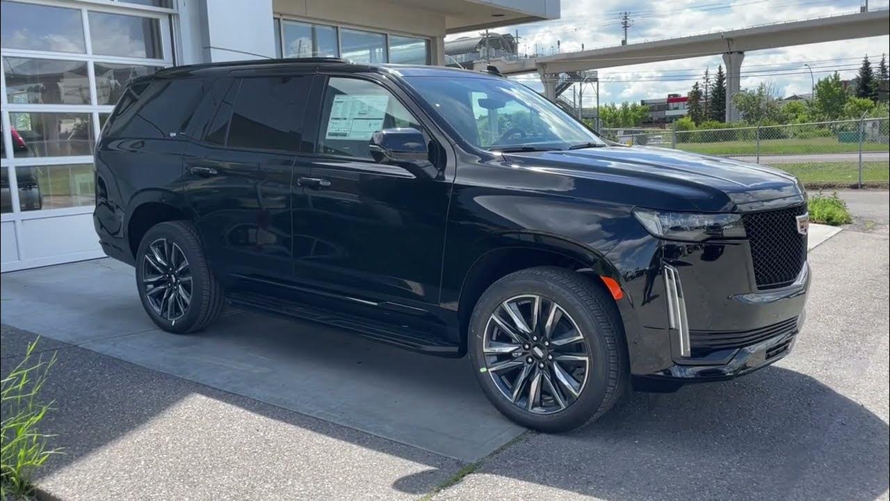 Black 2024 Cadillac Escalade Sport Review Calgary AB Wolfe Calgary