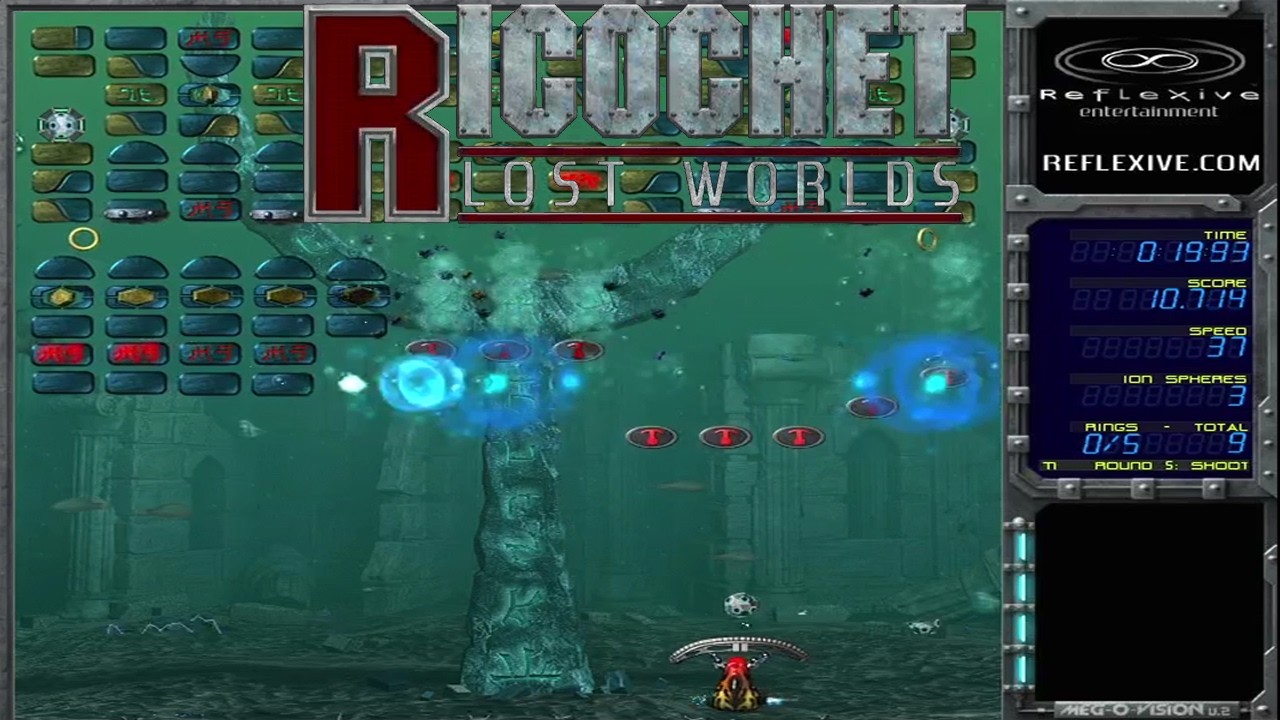 Ricochet : Lost Worlds (Windows game 2004) - YouTube
