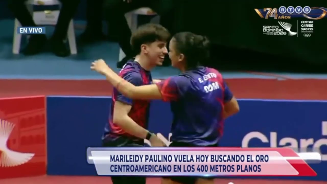 🏓🇩🇴 Ramón Vila y Eva Brito aseguraron otra medalla para República Dominicana