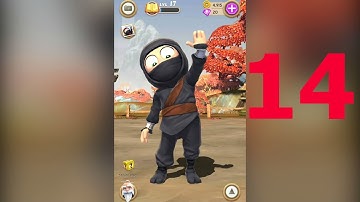 Clumsy Ninja - Gameplay Walkthrough Part 14 - Level 16-17 | BuddyFun