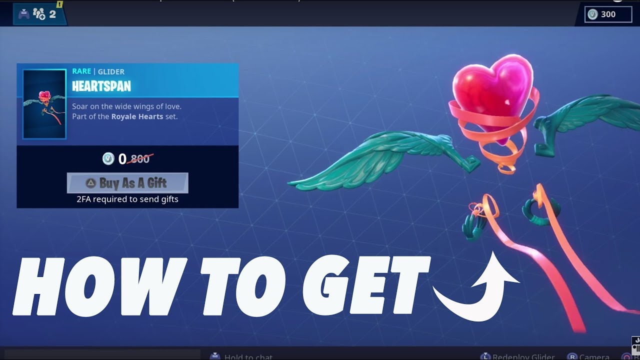 How To Get New Heartspan Glider! (FORTNITE) YouTube