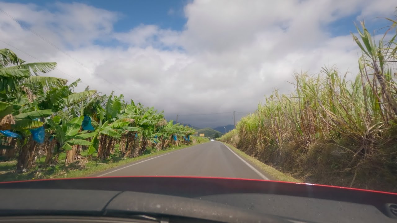 4K Driving, Île de la Réunion - From the coast to Takamaka 🇷🇪