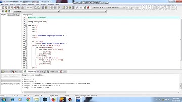 Cara Membuat Segitiga Siku-Siku di C++ ala BarBar