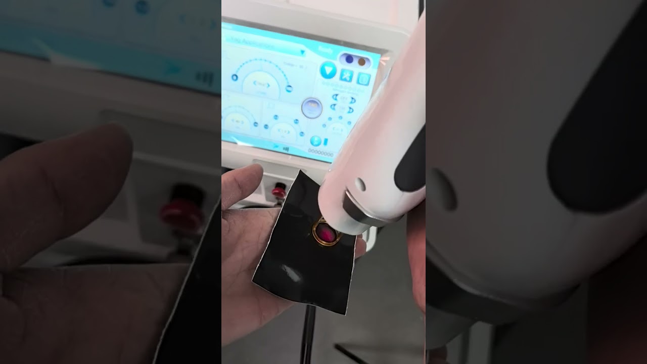 2025-02-10 Beijing Oriental Wison Alexandrite laser hair removal machine test video in factory