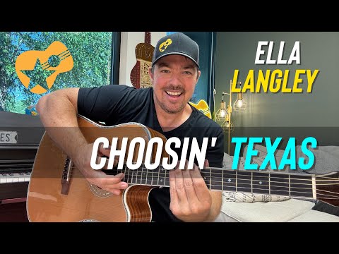 Choosin' Texas | Ella Langley | Beginner Guitar Lesson 