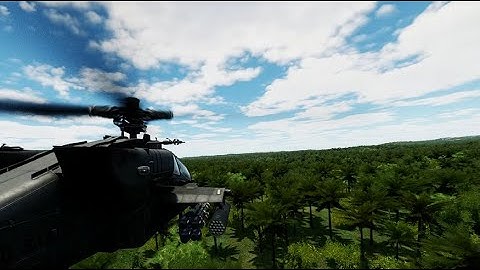 DCS AH-64D Apache VR - Through the Inferno Marianas - Infantry Assault (No Commentary)