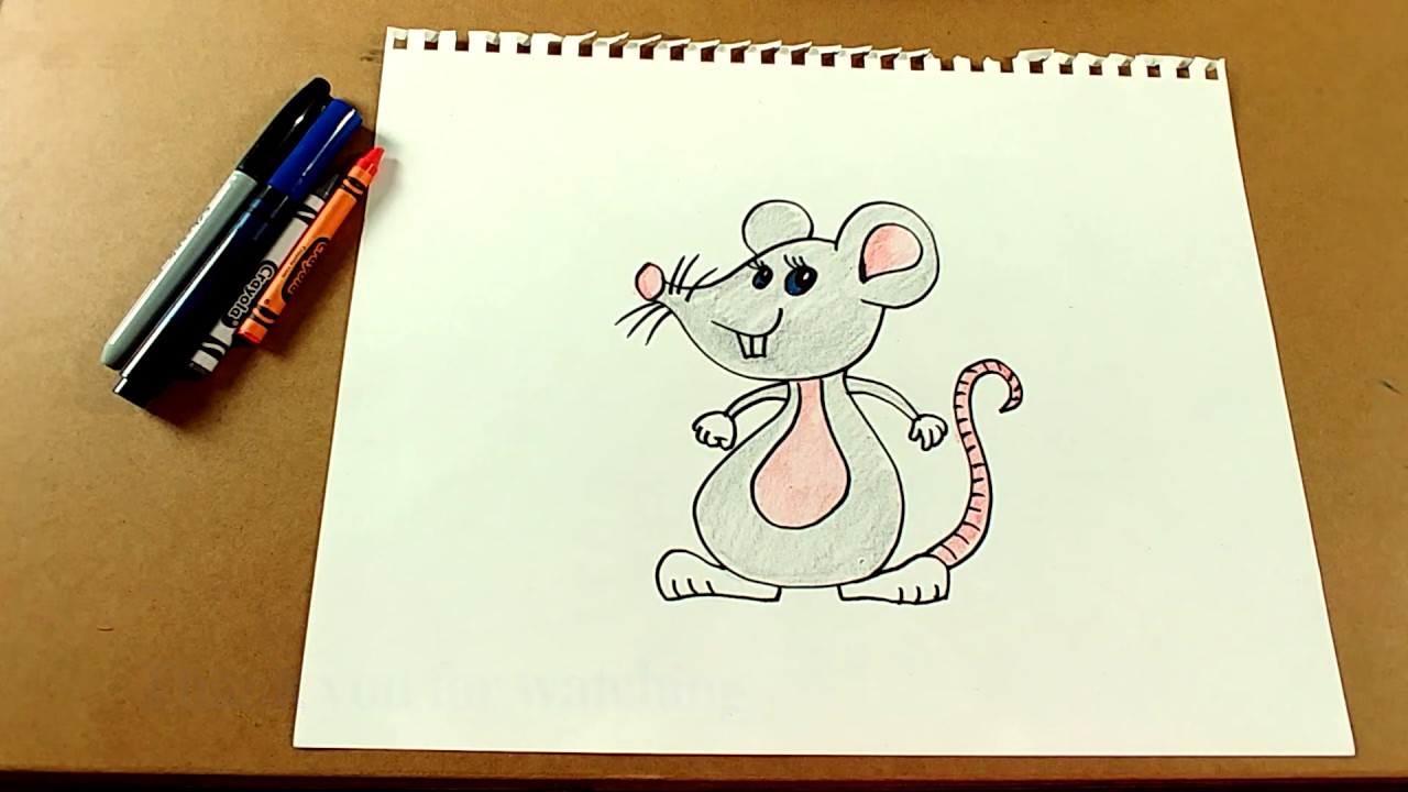 Cách vẽ Con Chuột  Dạy Vẽ