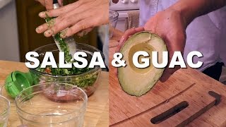 Fresh Guacamole & Salsa - Recipes with Luis