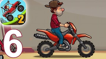 Hill Climb Racing 2 - Motocross - Gameplay Walkthrough Video Part 6 (iOS Android)