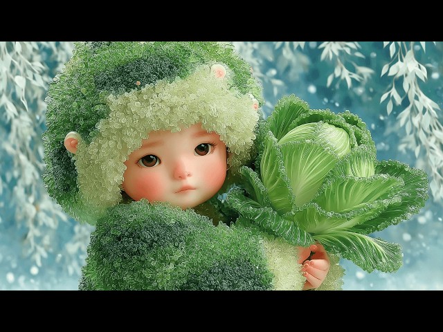 Cute fantasy world of vegetable children 🥕🥬🍅｜ASMR chewing sounds ✨ #aiart #asmr #aiasmr #fyp