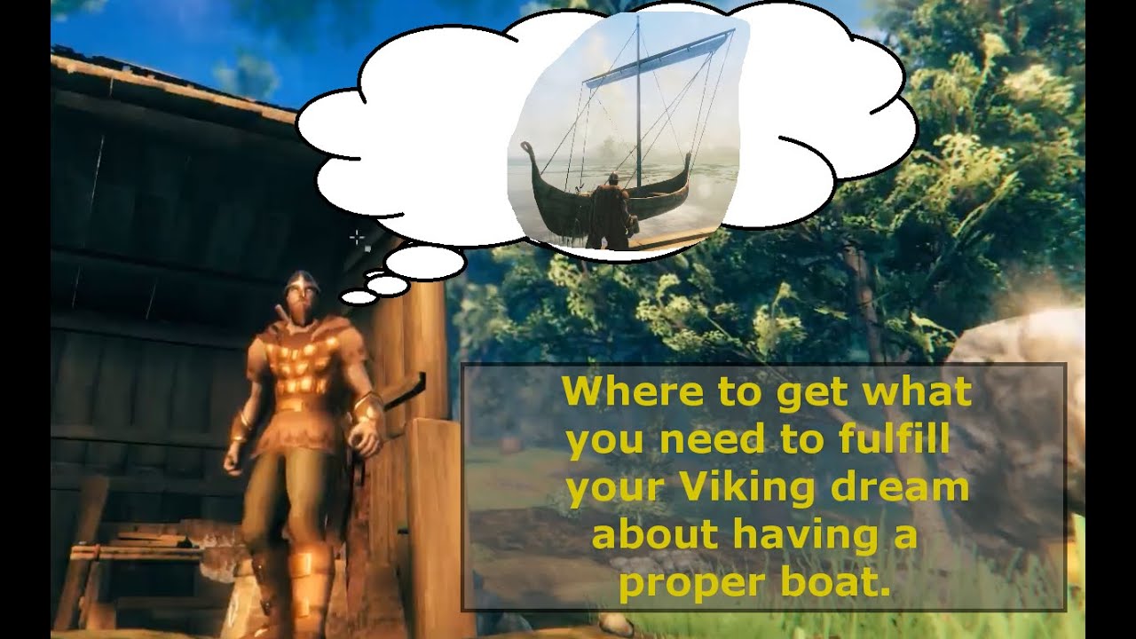 How to Boat: Fine wood, Bronze bolts, Valheim gameplay.