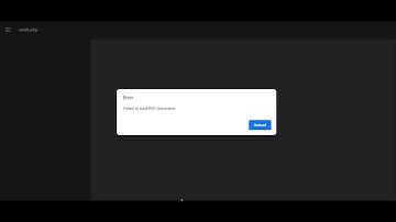 Failed to load PDF document