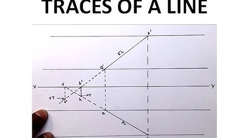 Traces Of a Line