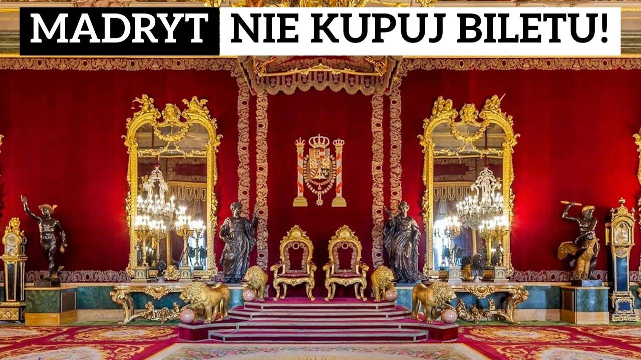 Madryt - 3 dzień. Jak wejść do Pałacu Królewskiego za darmo? (Madryt z dziećmi)