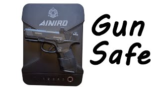  AINIRO Gun Safe for Pistols - Biometric Safe for