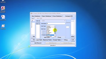 How To Use MS Access Edit MDB Files Without Access Installed Software