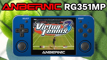 Anbernic RG351MP Handheld Console | Virtua Tennis 3 (PSP) Demo | RetroPie Guy