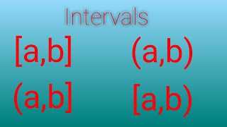 What is interval and interval notation in mathematics - Sets - part 5 - Set theory