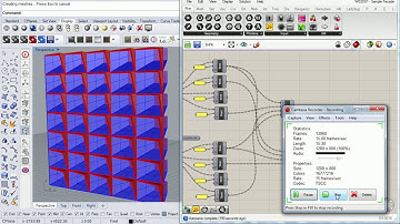 45 - Grasshopper for Rhino - Truncated Panels From Two Systems and Bake