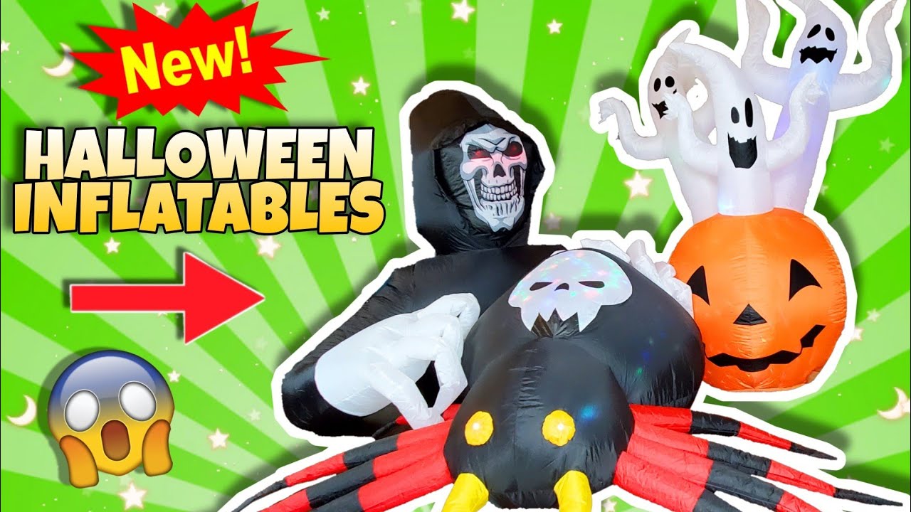 New Inflatables HALLOWEEN Reaper, Ghosts Spider Kaleidoscope light show