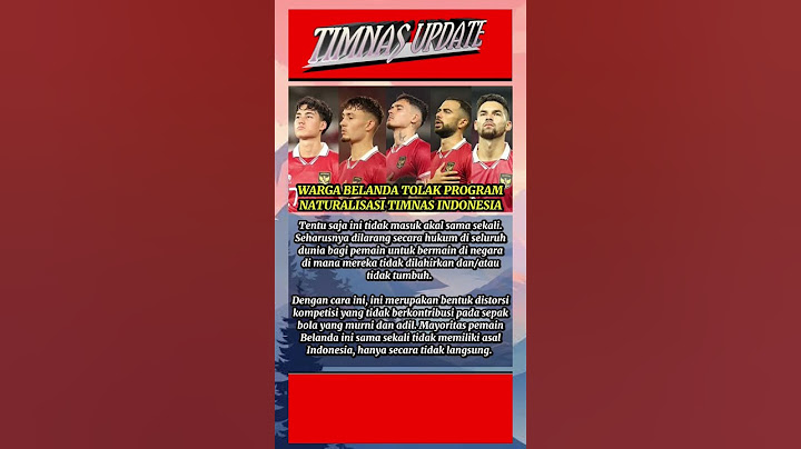 Warga BELANDA tolak naturalisasi timnas Indonesia #song #timnasindonesia #football #liga1