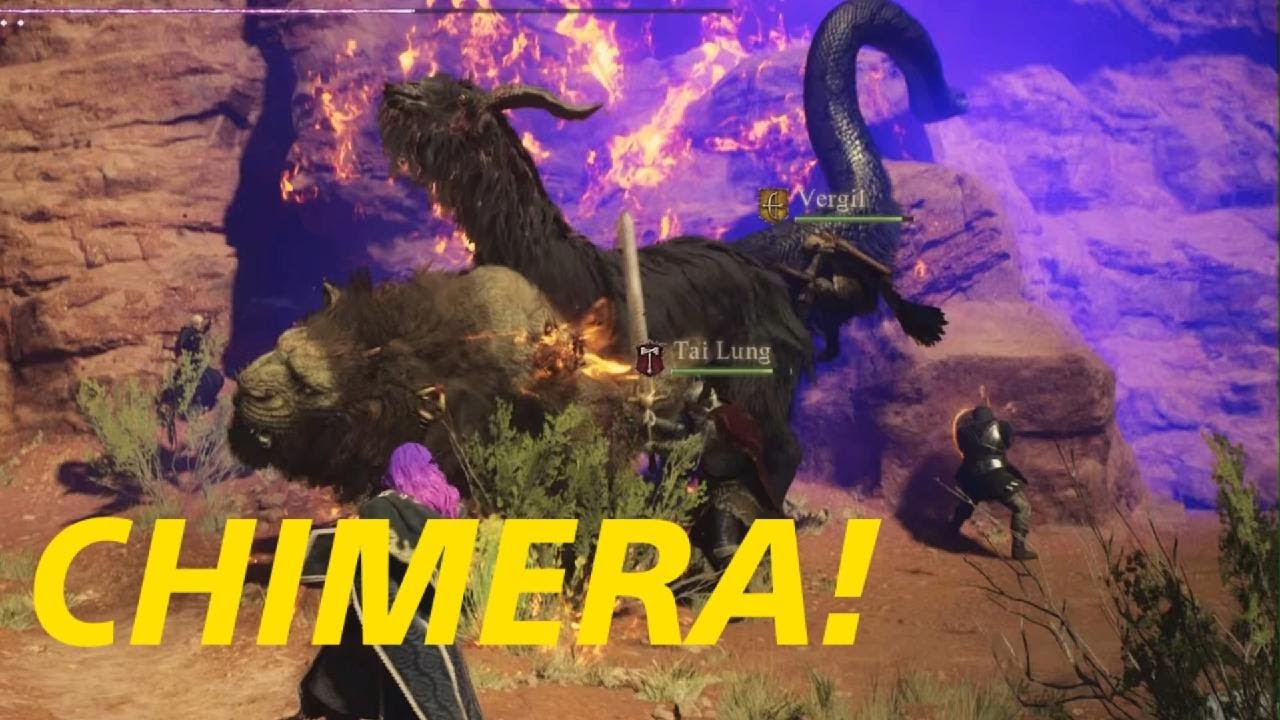 Dragon's Dogma 2 Chimera Attack! Sorcerer Vocation. - YouTube