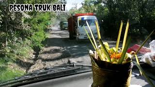 Perjuangan supir truk demi anak istri di rumah, tak kenal lelah.