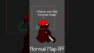 Why normal maps matter 💡#pixelart #gamedev #aseprite