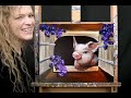 Learn How to Paint the PERIWINKLE PIG with Acrylic - Paint and Sip at Home Fun Step by Step Tutorial