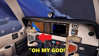 Student Pilot Declares 'MAYDAY' on First Flight (Flight Simulator X)