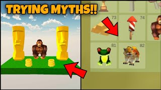 😱 TRYING SOME MYTHS IN CHICKEN GUN'S LATEST VERSION!! **TERRIFYING MYTHS**
