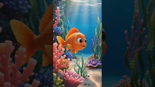 Machli Jal Ki Rani 🐟 | Cute Fish Story ❤️ #shorts #animation #cartoon#viral