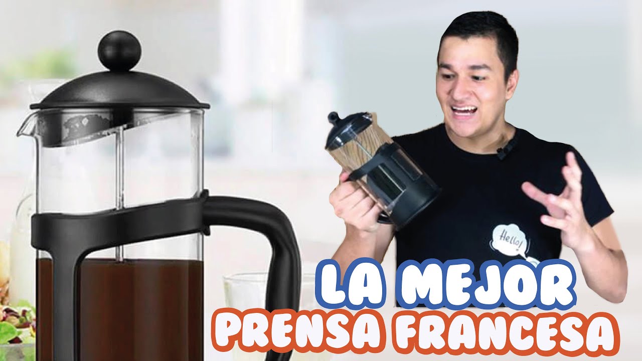 Cafetera de prensa francesa, espresso y prensa de té pequeña para