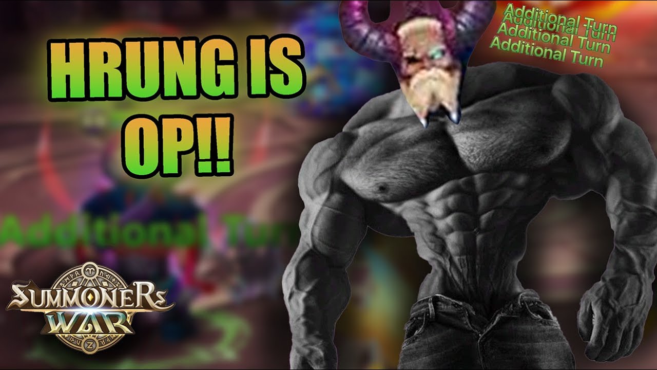 Using HRUNGNIR in Guild Wars!! - SUMMONERS WAR