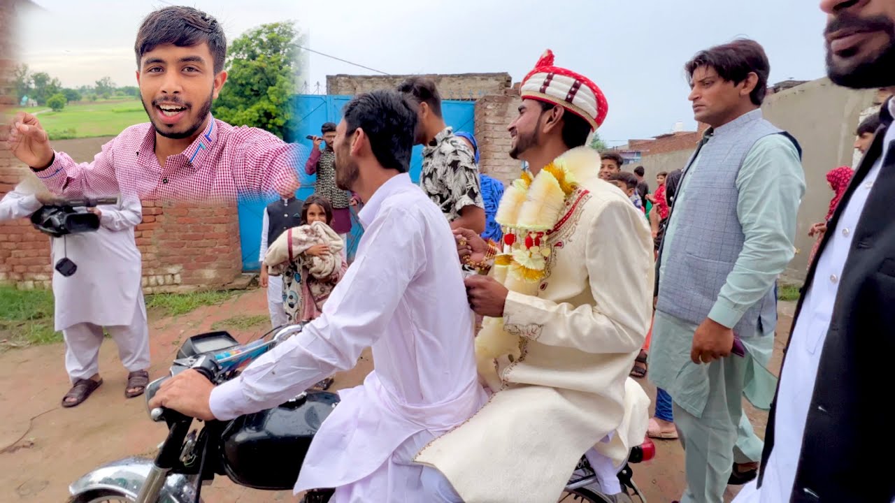 First Time Dulha Bike Pe Jaa Raha Hai 🤣😂 | Zohaib Pendu
