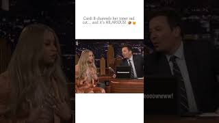 Cardi B Imitates A Sad Cat