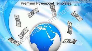World Finance Money Success Globe PowerPoint Templates ppt Themes 1112 Slides Backgrounds