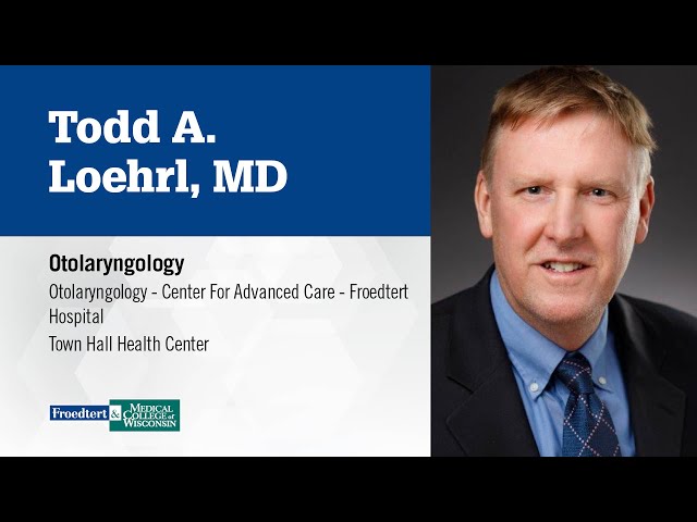 Watch Dr. Todd Loehrl, otolaryngologist on YouTube.